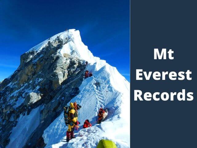 List of Mount Everest Records